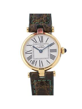 Cartier Must Vendome SM Watch Silver Dial Vintage